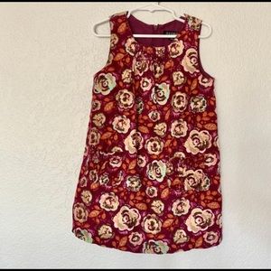 George Floral Corduroy Floral Tank Dress